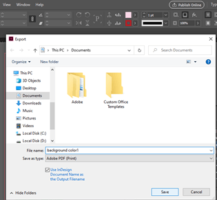 InDesign Background Color output 10