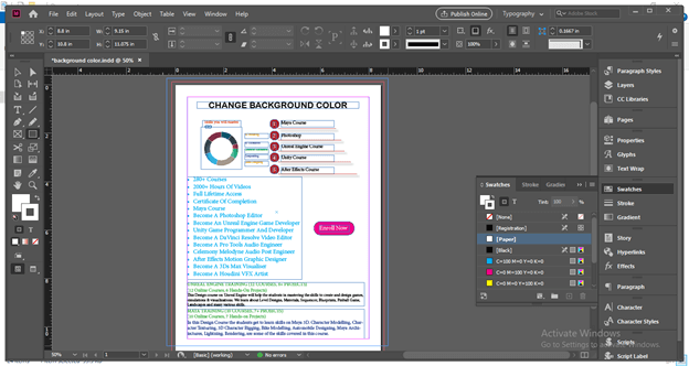 InDesign Background Color output 15