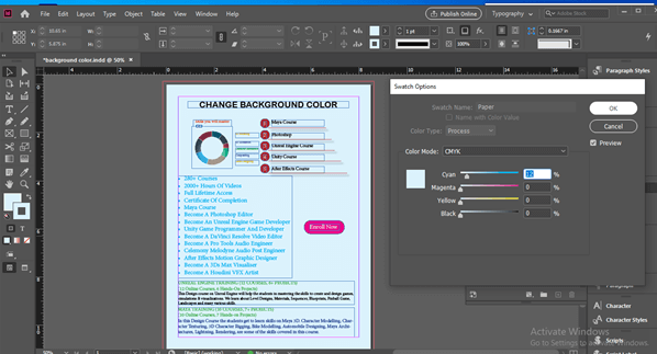 InDesign Background Color output 7