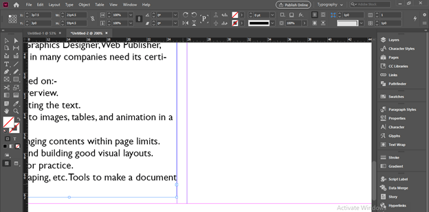 InDesign columns output 11