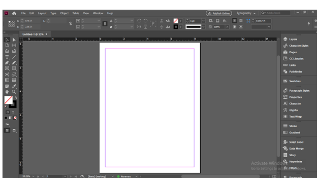 InDesign columns output 2