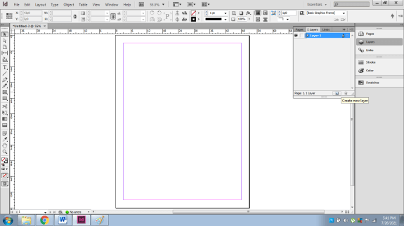 InDesign layers output 4.1