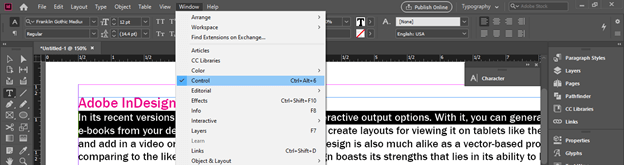 line spacing in indesign cc 2017