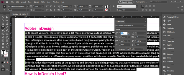 InDesign line spacing output 21