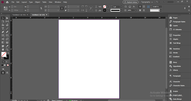 InDesign margins output 6