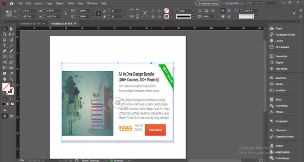 InDesign margins output 7