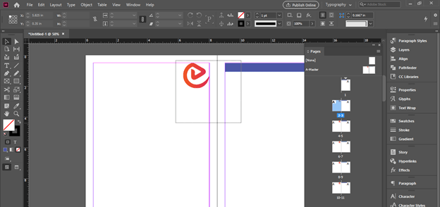 InDesign master pages output 14