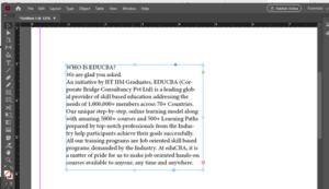 InDesign overset text | How to work with Overset text in InDesign?