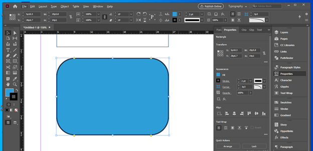 rounded rectangle outline photoshop