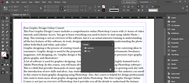 InDesign scripts output 17