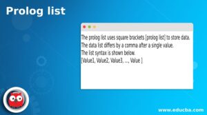 Prolog list | Learn How does the list works in Prolog?