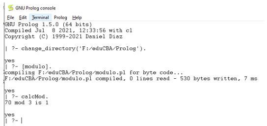 Prolog mod 3