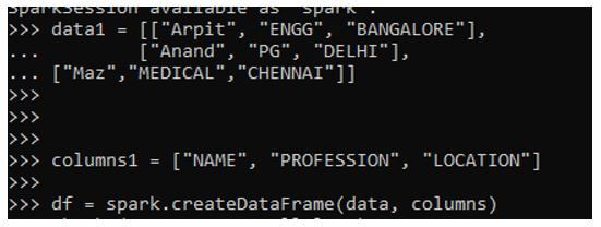 Pyspark Create Dataframe From List Of Dictionary