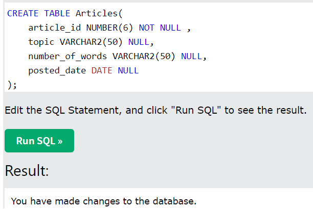 pl sql table 1