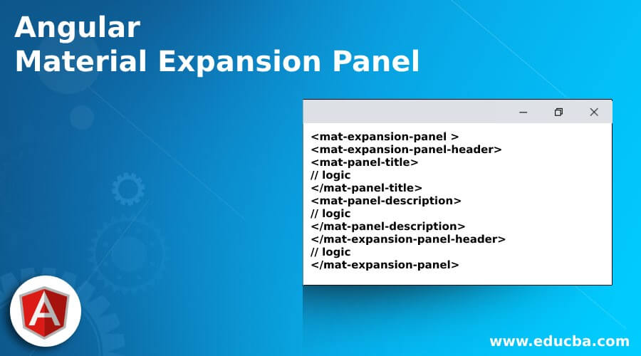 Angular Material Expansion Panel