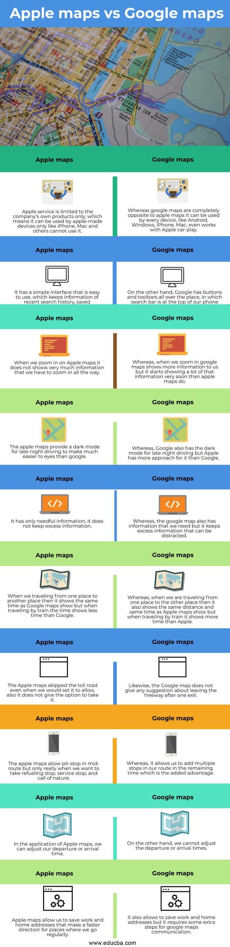 Apple Maps Vs Google Maps Learn The Key Differences And Comparisons   Apple Maps Vs Google Maps Info 768x3154 