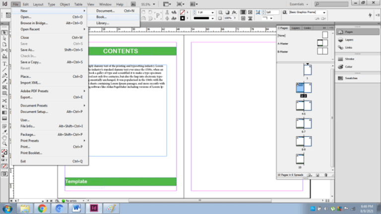 InDesign book templates | Learn how to design book templates?