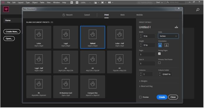 InDesign brochure templates output 1