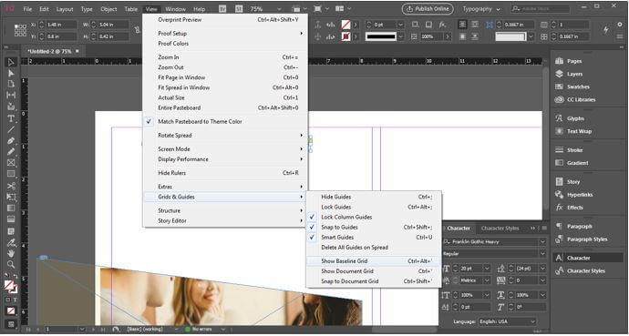 Document gird option output 19