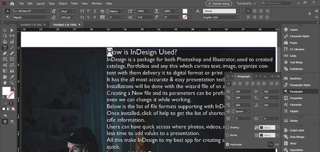 InDesign drop cap output 7