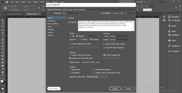 InDesign export to word output 11