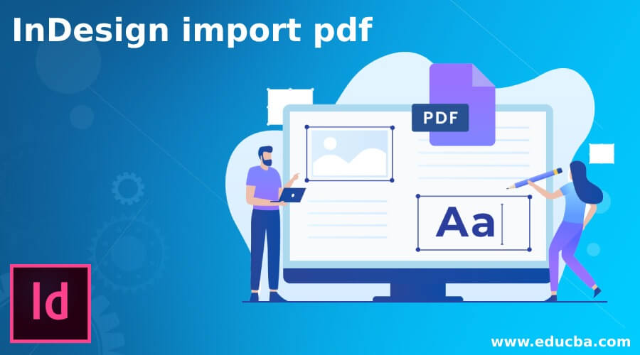 InDesign import pdf