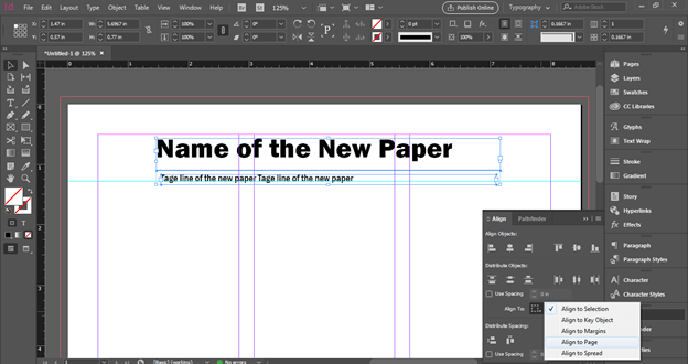 newspaper template for adobe indesign 4 page