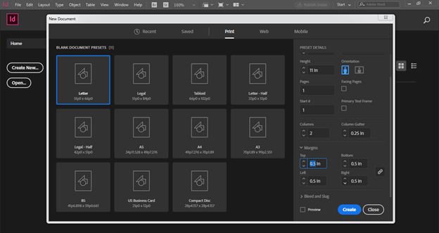 InDesign newspaper template output 5