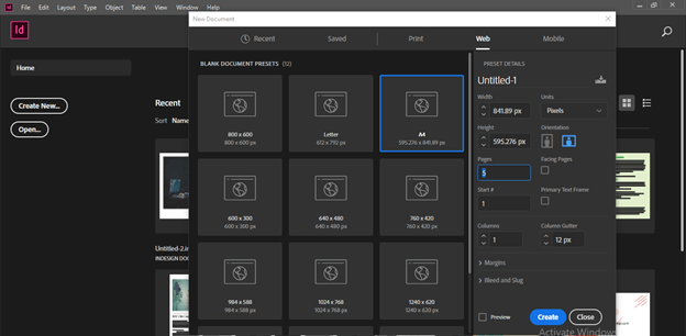 InDesign portfolio template output 3