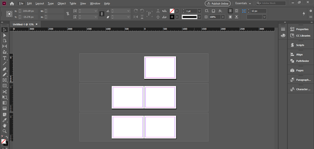 InDesign portfolio template output 5