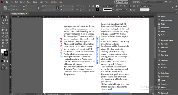 InDesign vertical text output 7