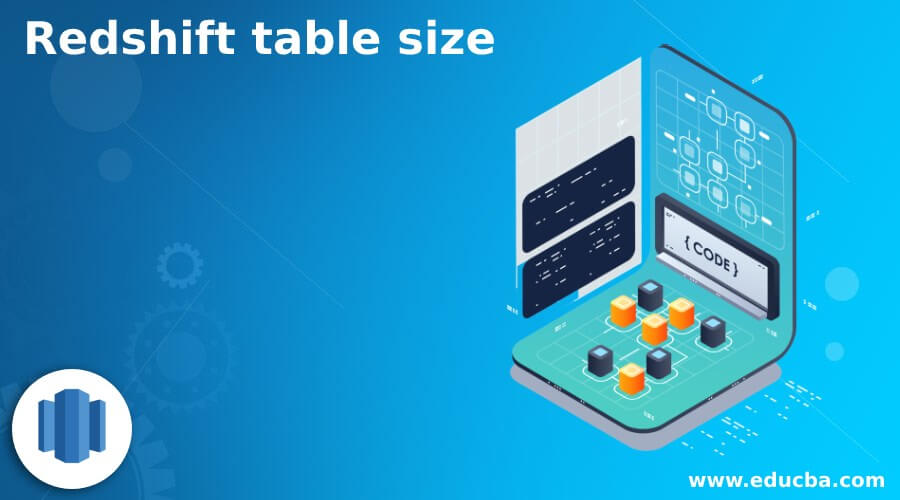 Redshift table size