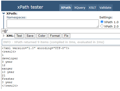 xpath attribute 2