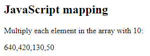 Dataset map output 1
