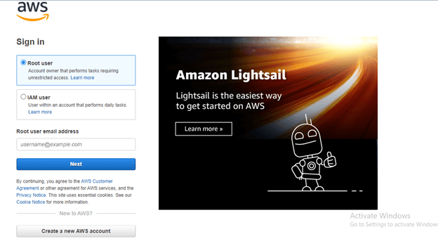 MariaDB AWS output 1