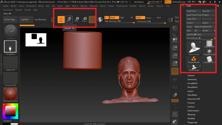 how to edit a tool in zbrush