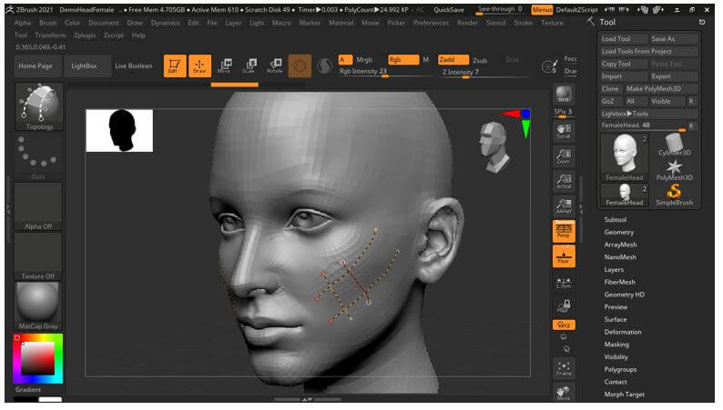 ZBrush Retopology 10