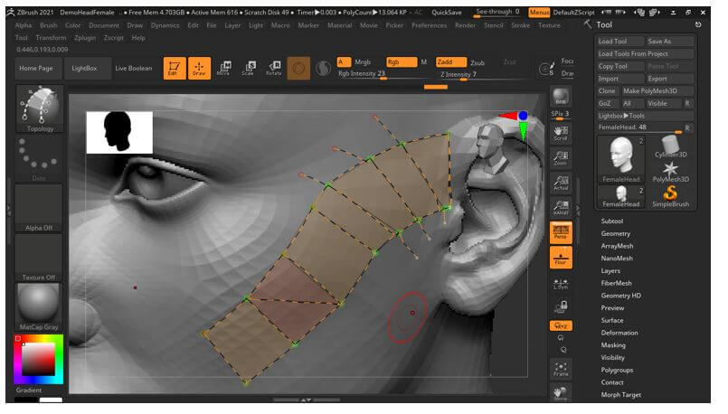 ZBrush Retopology 20