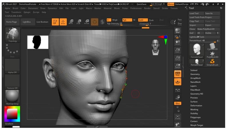 ZBrush Retopology 22