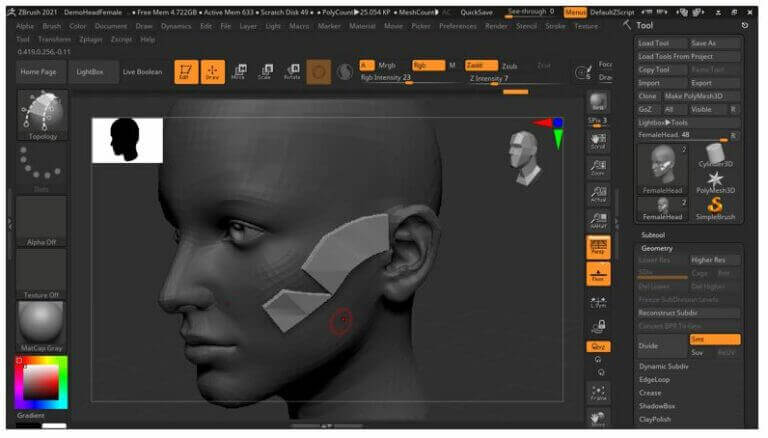 ZBrush Retopology | How To Use Retopology In ZBrush