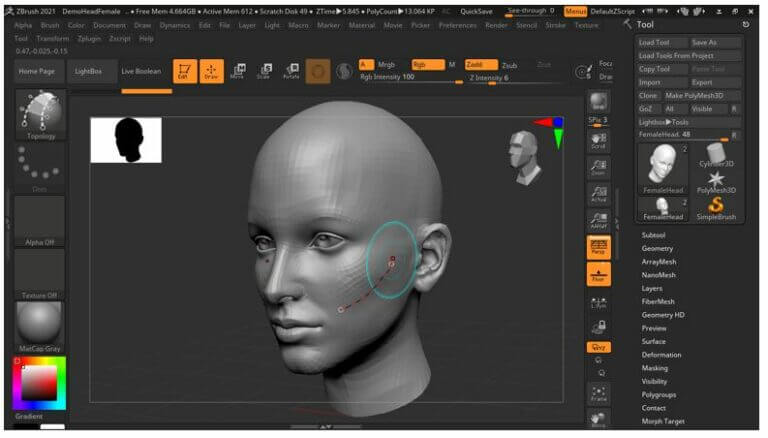 ZBrush Retopology | How To Use Retopology In ZBrush