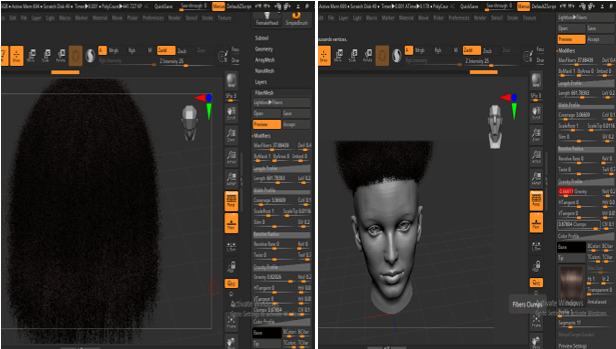 zbrush hair 9