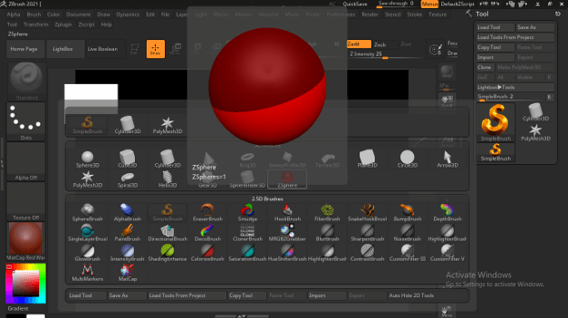 zbrush cannot add zsphere