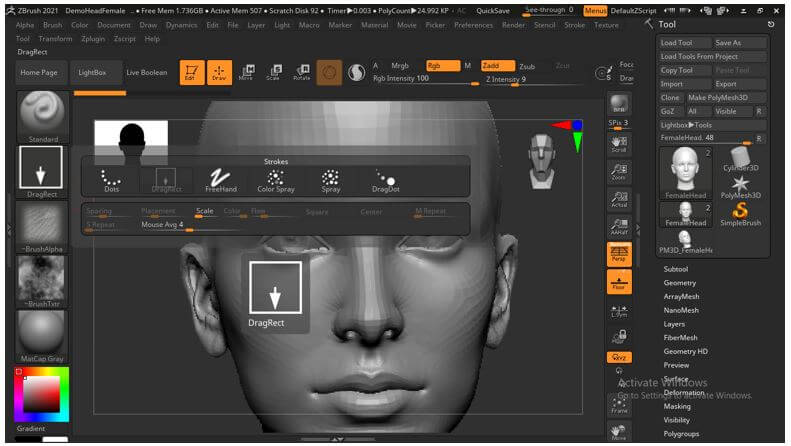 ZBrush Alpha Skin 13