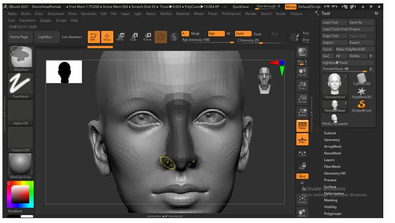 zbrush create mask alpha