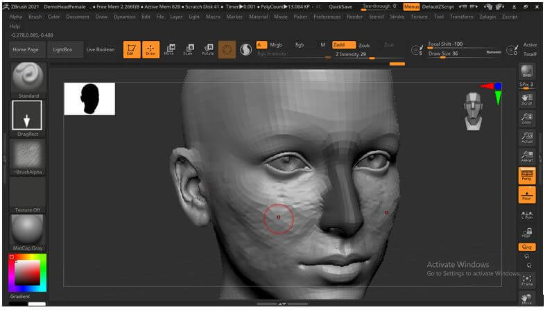 zbrush alpha skin