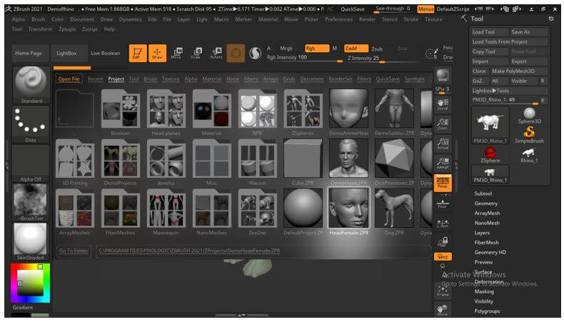 ZBrush Alpha Skin 6