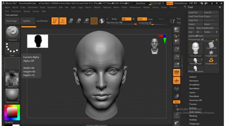 ZBrush Alpha Skin | How to Use Alpha Skin in ZBrush?