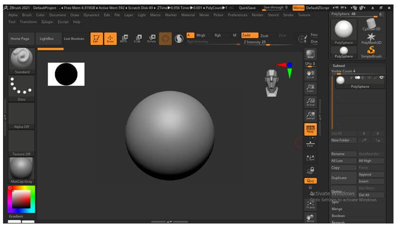 ZBrush Boolean 2