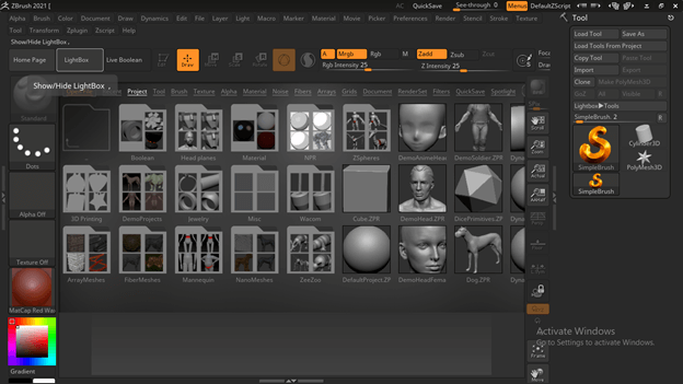 Zbrush Render output 1